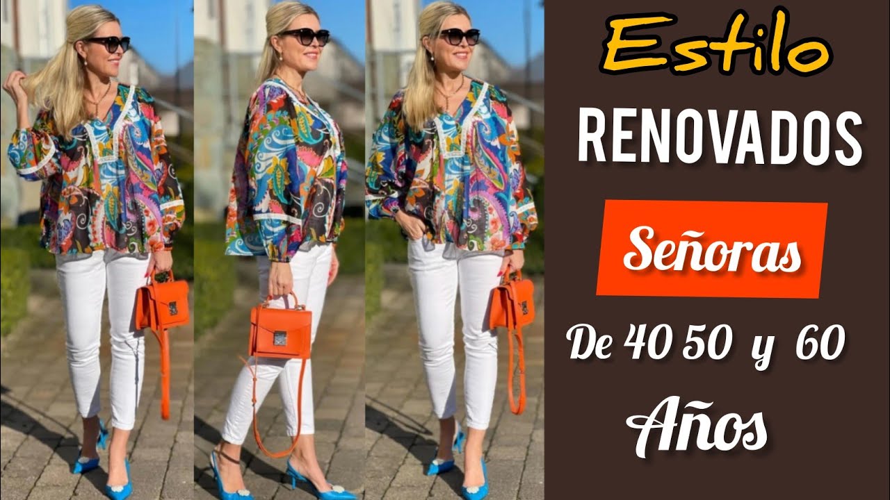 ROPAS CON ESTILO RENOVADOS PARA LUCIR MODERNAS Y BELL&Iacute;SIMAS A LOS 40 50 Y 60 A&Ntilde;OS MODA SE&Ntilde;ORAS CHIC