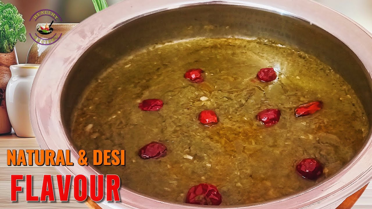 Easy Taramira Saag By Healthy Recipe | Quick, Healthy & Authentic Punjabi Style