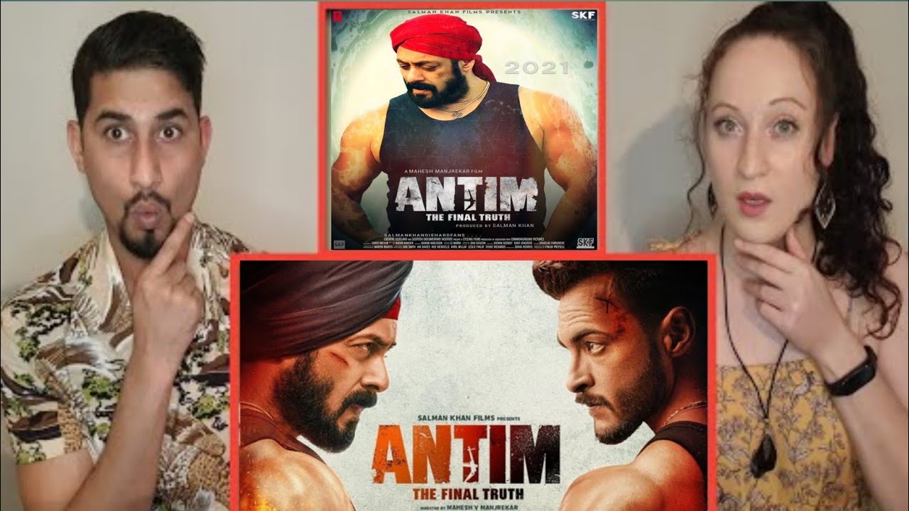 ANTIM: The Final Truth - Official Trailer Reaction | Salman Khan, Aayush Sharma |Addi & Marcia