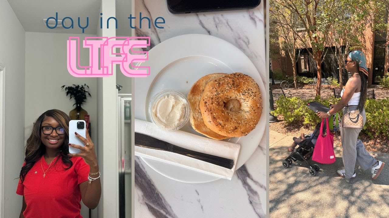 VLOG: DITL of an Occupational therapist, Farmer's market, working mom of 1