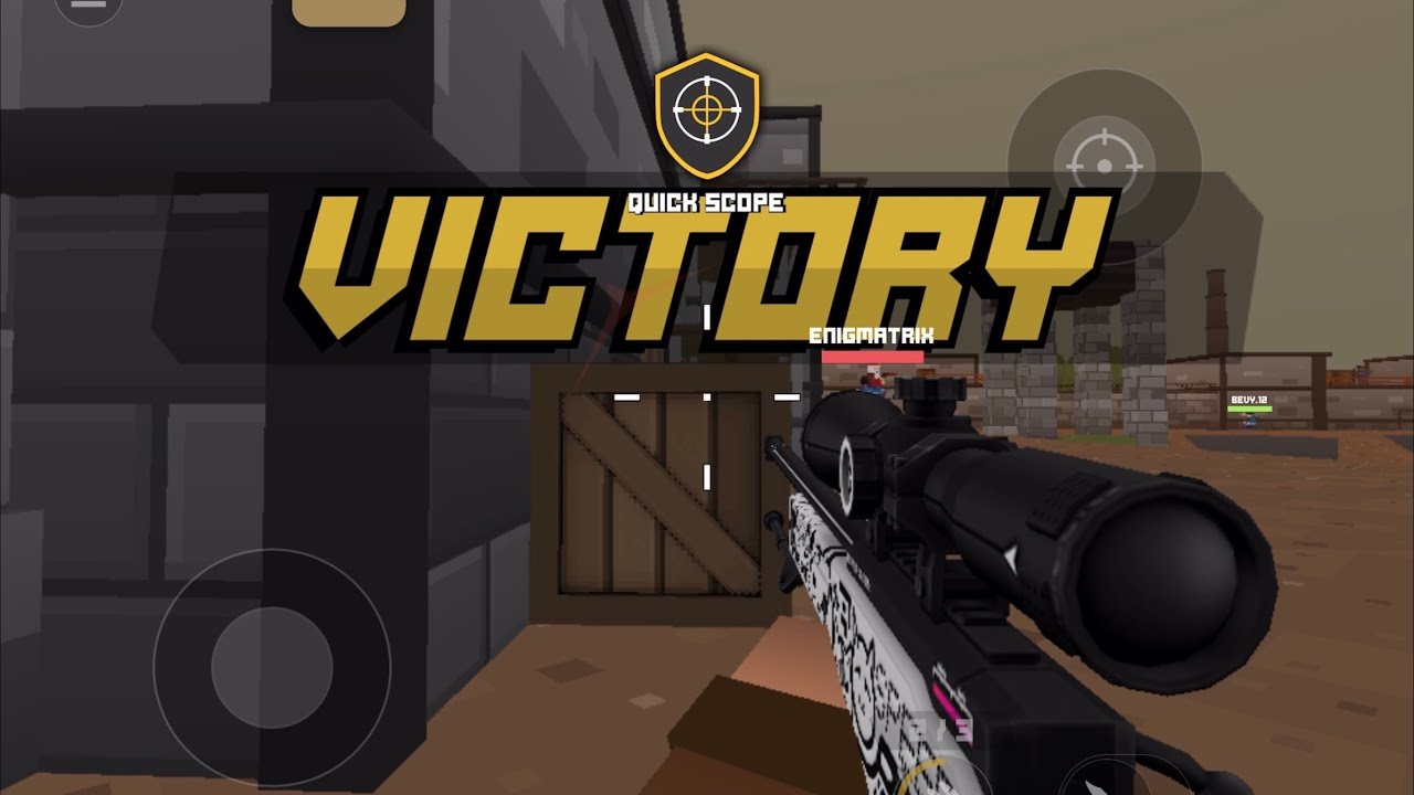 Mobile Sniper Player POV | Krunker Strike FRVR Discord game