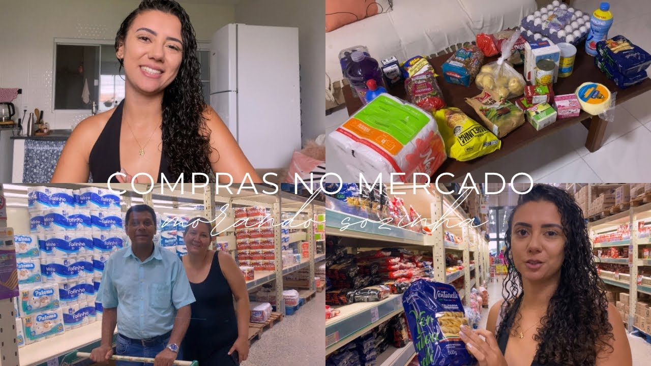 Voltei :) COMPRAS DO MÊS | morando sozinha