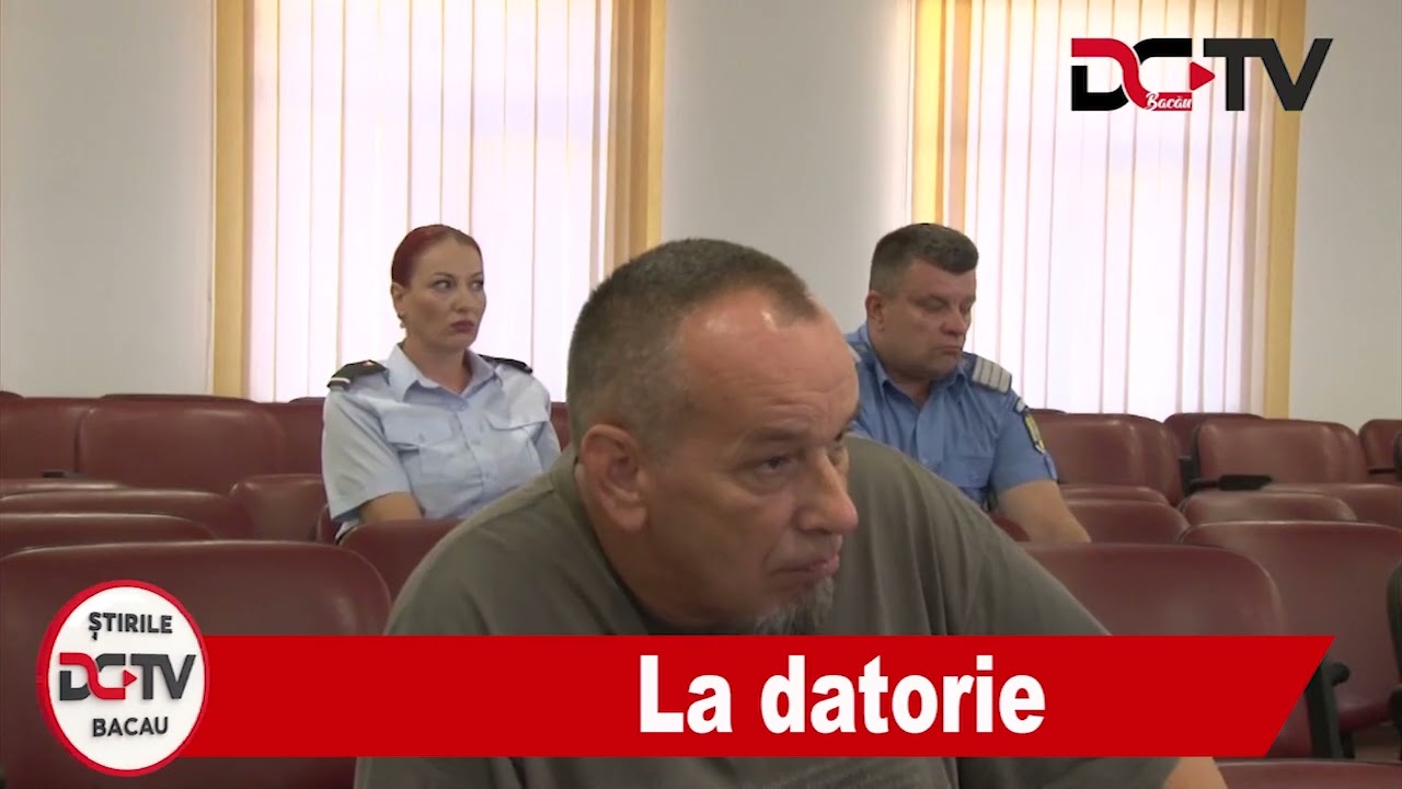 La datorie - Conferință de presă cu structurile M.A.I. jud. Bacău | DC TV Bacău