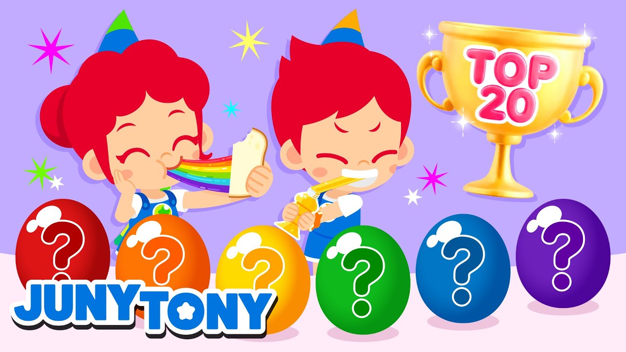 TOP 20 Episódios de JunyTony | Desenhos e Música Infantil | JunyTony em Português