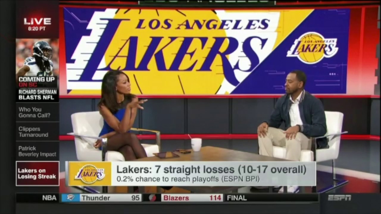 Cari Champion in a Short Dress and Stockings | ESPN