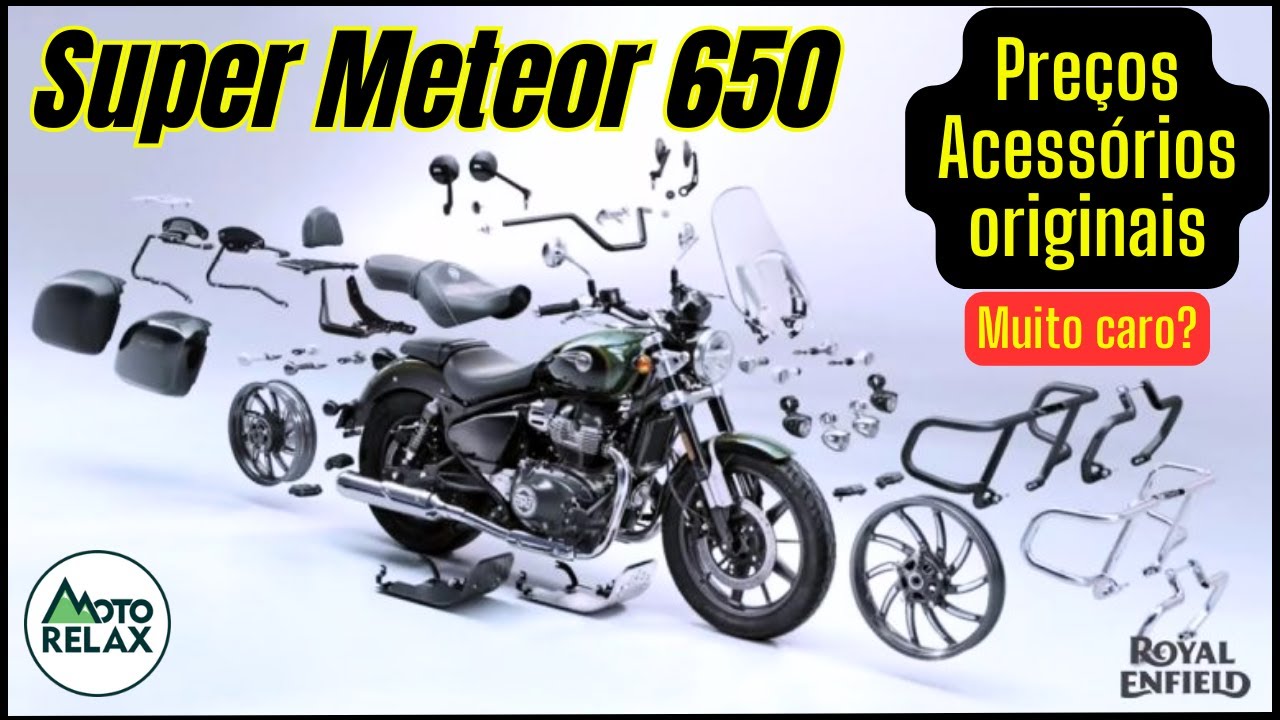 Super Meteor 650 - PREÇOS ACESSÓRIOS originais no Brasil!