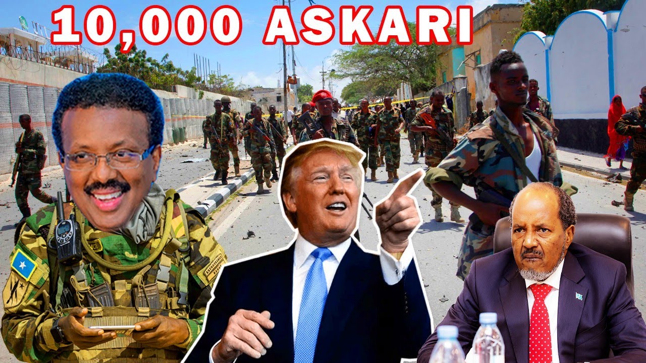 DEG DEG: 10,000 Kun oo Askari Badbaado Qaran ah oo Madaxtooyada Weerar ku Qaaday, Trump & Farmajo oo