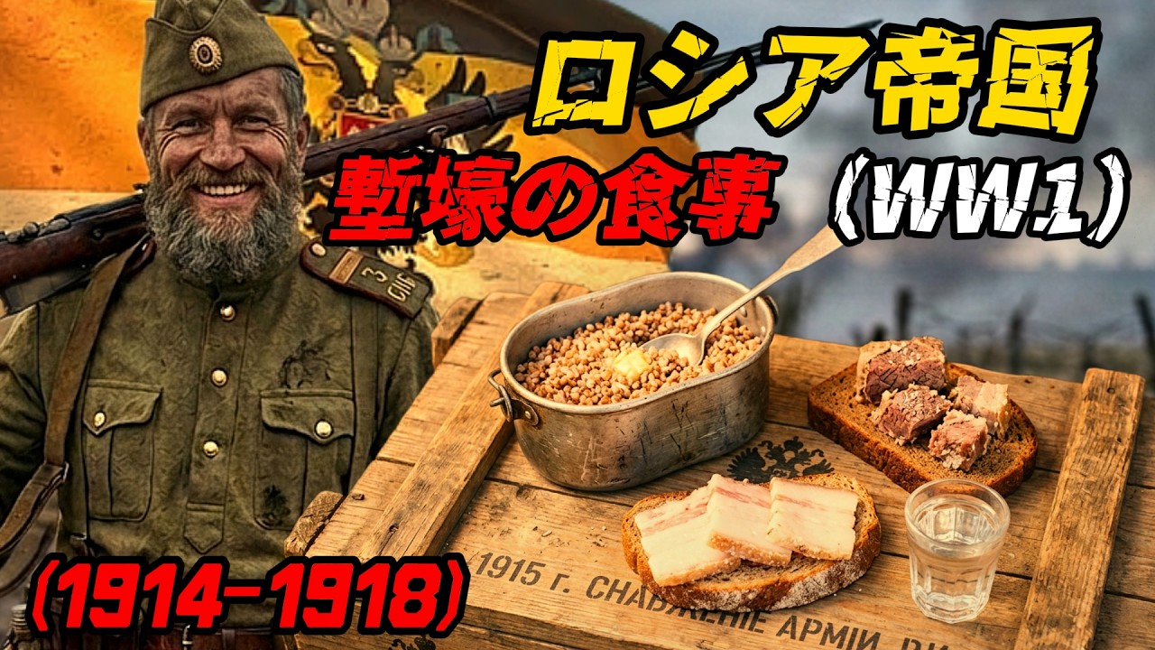 ロシア帝国 ― 第一次世界大戦の塹壕では何を食べていたのか？