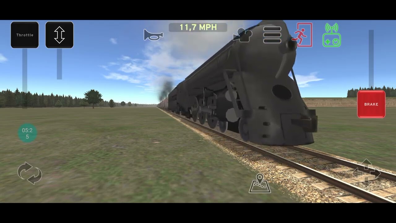 Train And Rail Yard Simulator Amtrak 916 Amtrak F7 Amtrak 912 UP 4006 UP 5453 UP 1905 BVR 7518 @@@@