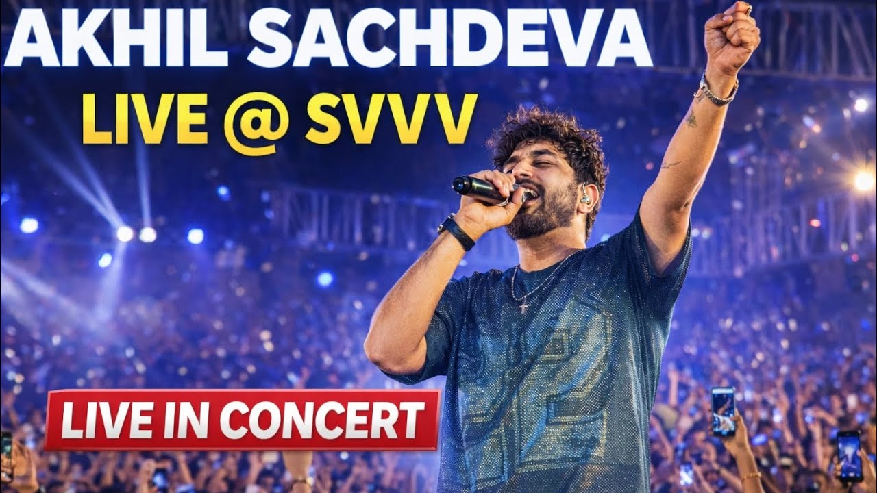 Akhil Sachdeva LIVE in SVVV Spandhan 2026 🔥 Full Crowd Went Crazy | Emotional Night