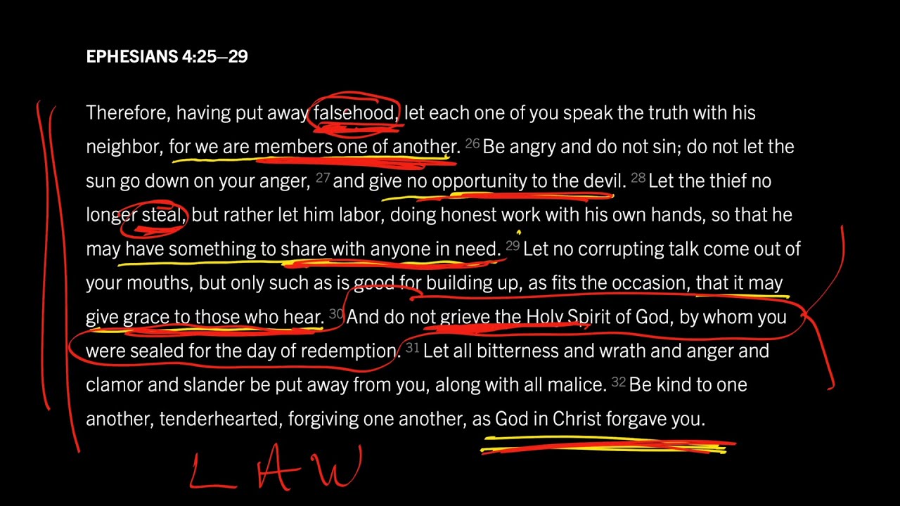 Take Off the Old Uniform, Put On the New: Ephesians 4:25–29, Part 1