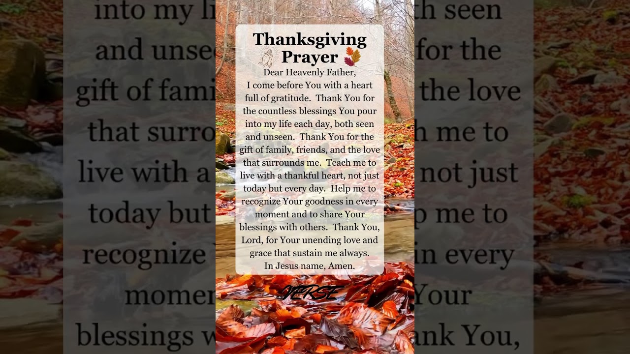Grateful Heart - A Powerful Thanksgiving Prayer for Blessing #dailyprayer #prayer #pray #god