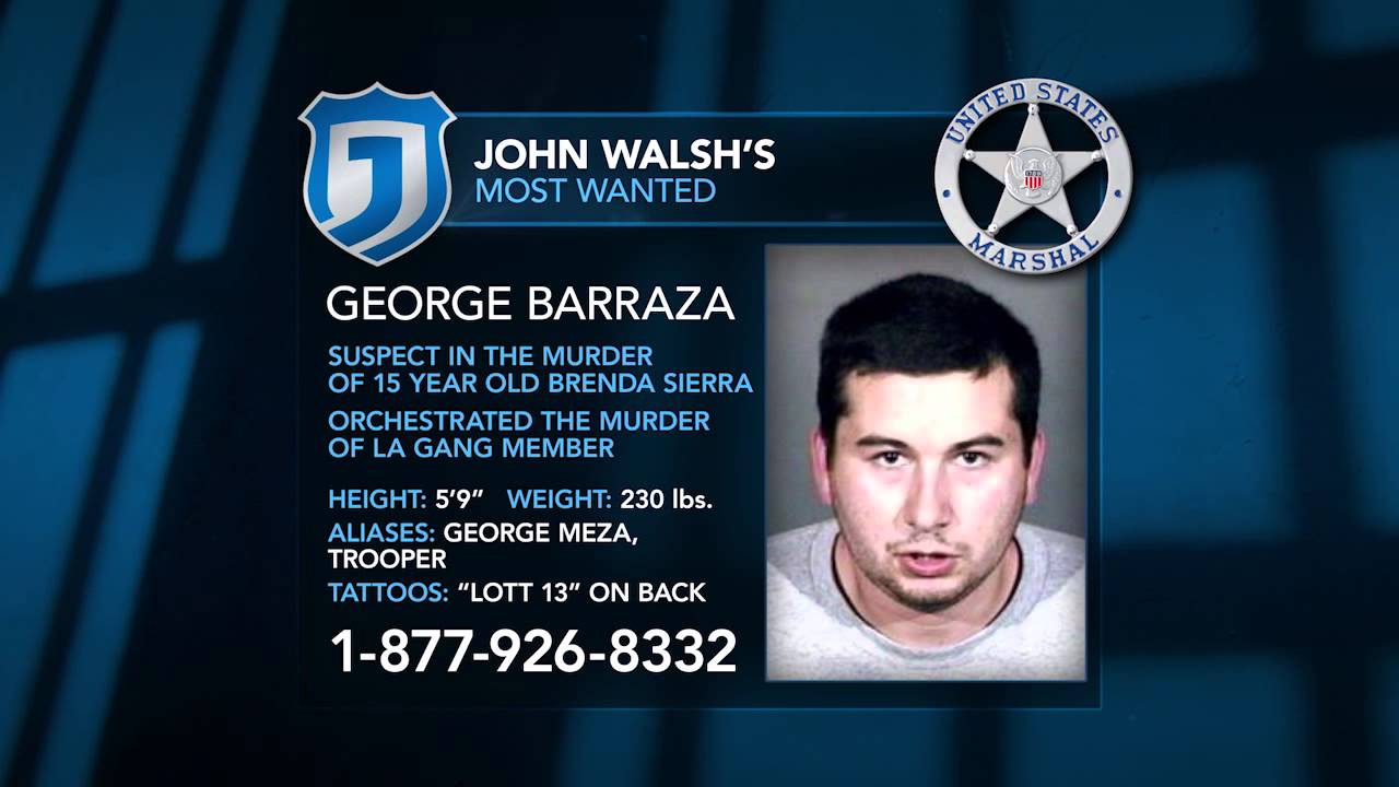 George Barraza - John Walsh's Most Wanted - Justice Network