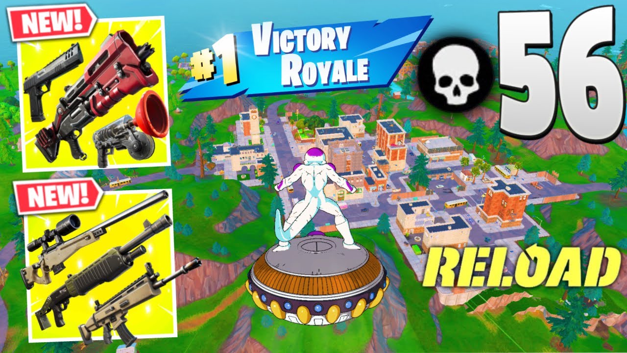 56 Elimination Solo Vs Squads RELOAD Gameplay Win (Fortnite Chapter 5 Season 3)