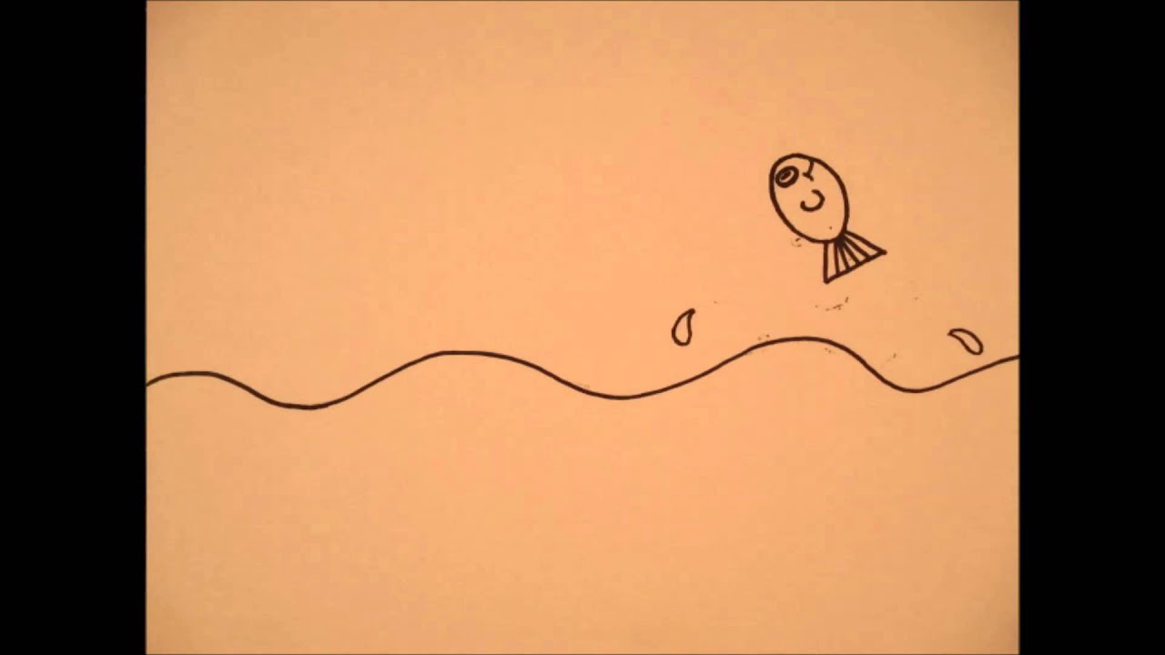 Flipping Fish | Drawn Animation by Sam Colombo