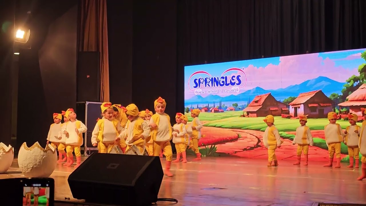 Hen dance at springles annual function 