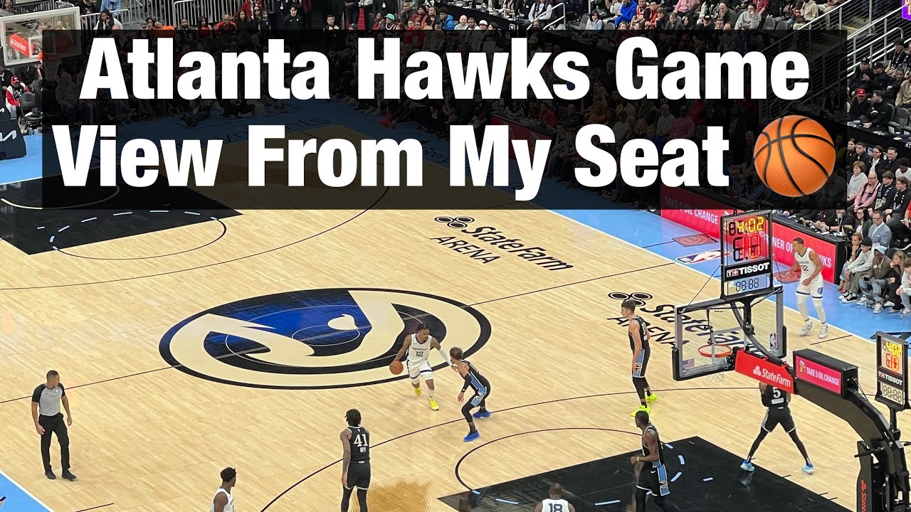 State Farm Arena Seat View Section 205  Atlanta Hawks  - Hawks v Grizzlies - Trae Young  & Ja Morant