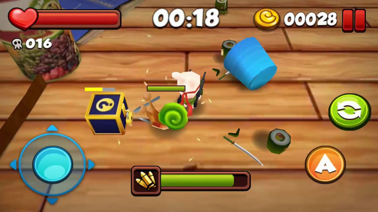 Kitchen Adventure 3D / Food Monsters Epic Battle Game / Android Gameplay Video / 3D shooter game #2