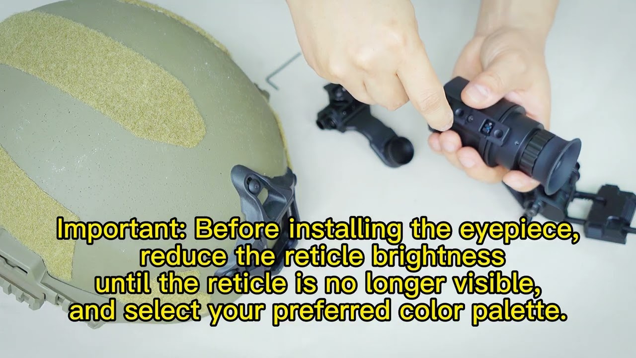 How to Mount the SPECPRECISION VIRGO S2 Thermal Sight on a Helmet？