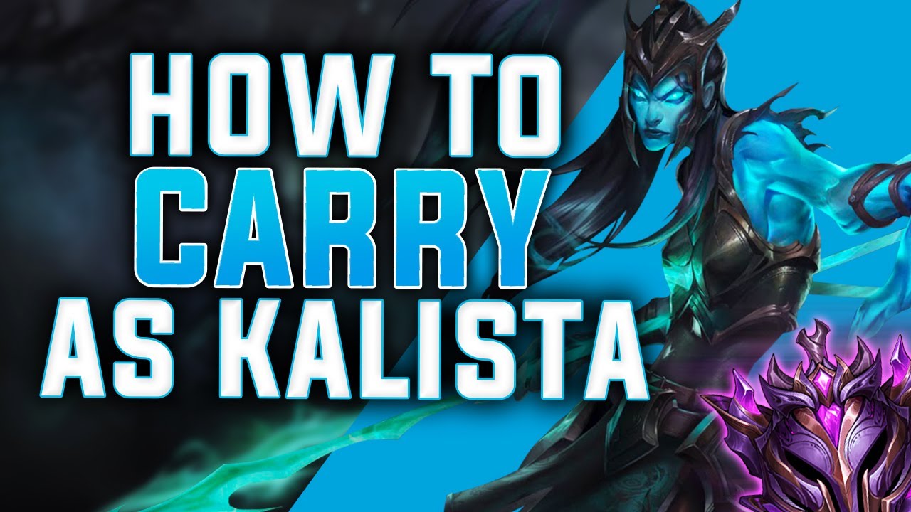 How to CARRY AS KALISTA 1v9  | Just Kalista