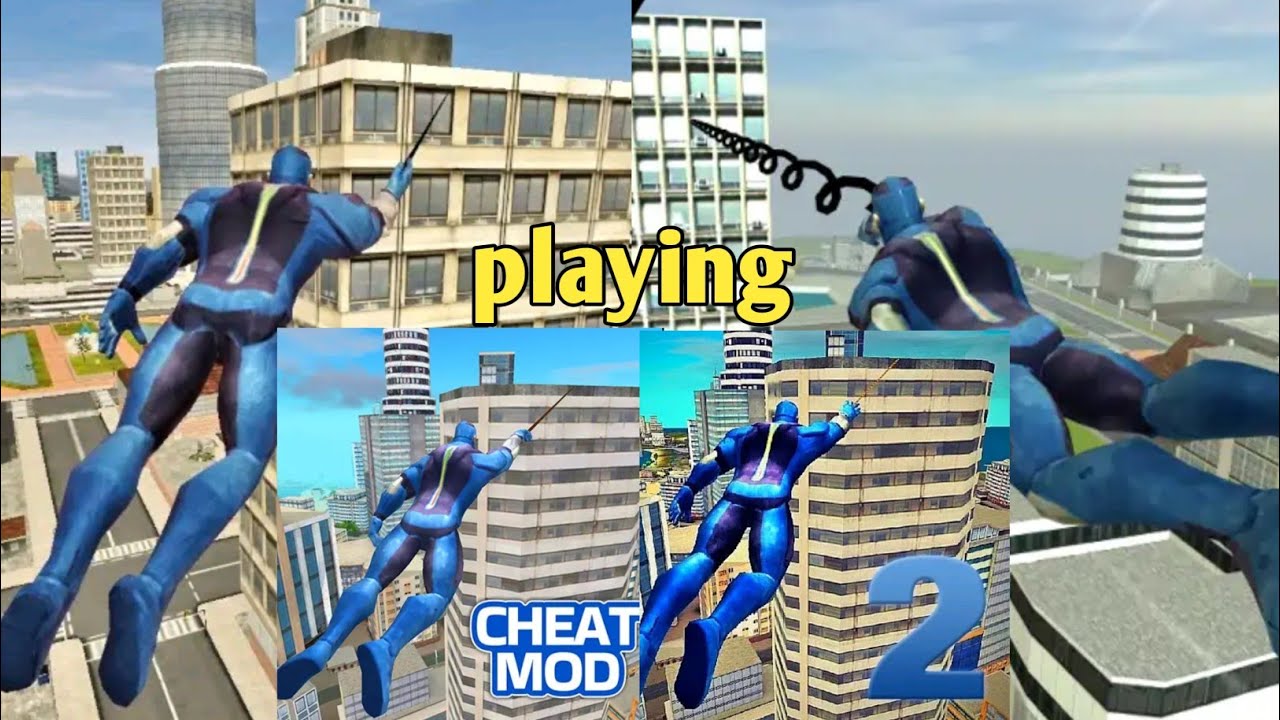Playing rope hero All games who is the best game city 