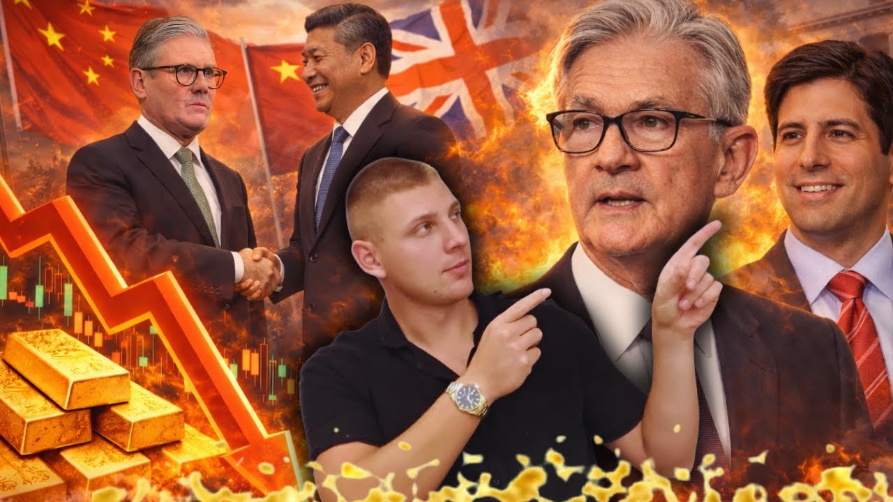 ZŁOTO MOCNO w DÓŁ, RESET Wielka Brytania–Chiny, NOWY SZEF FED!