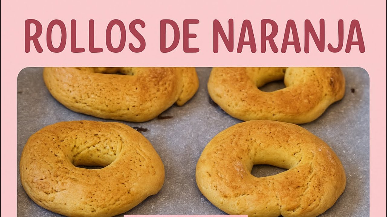 🍊Prepara estos rollos de naranja 🍊 al horno, BUENÍSIMOS 😋