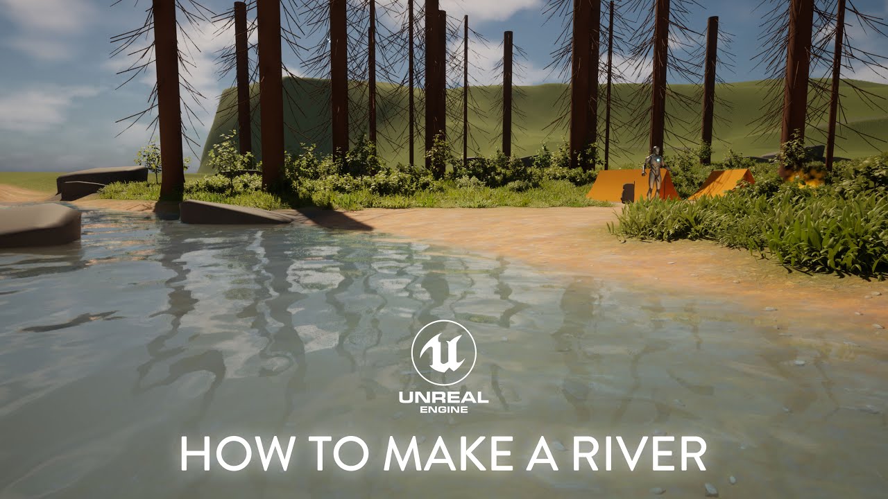 Как создать реку в Unreal Engine 5