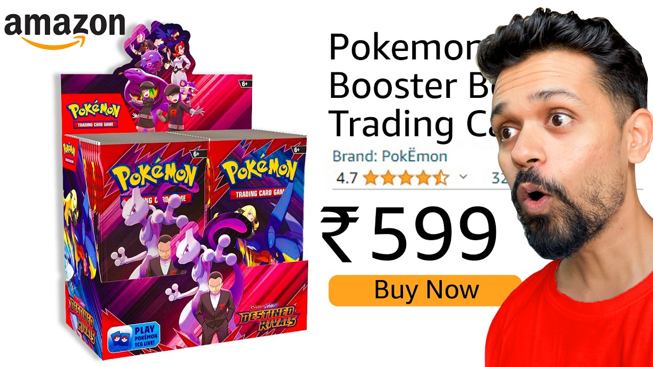 I BOUGHT POKEMON BOOSTER BOX FROM AMAZON