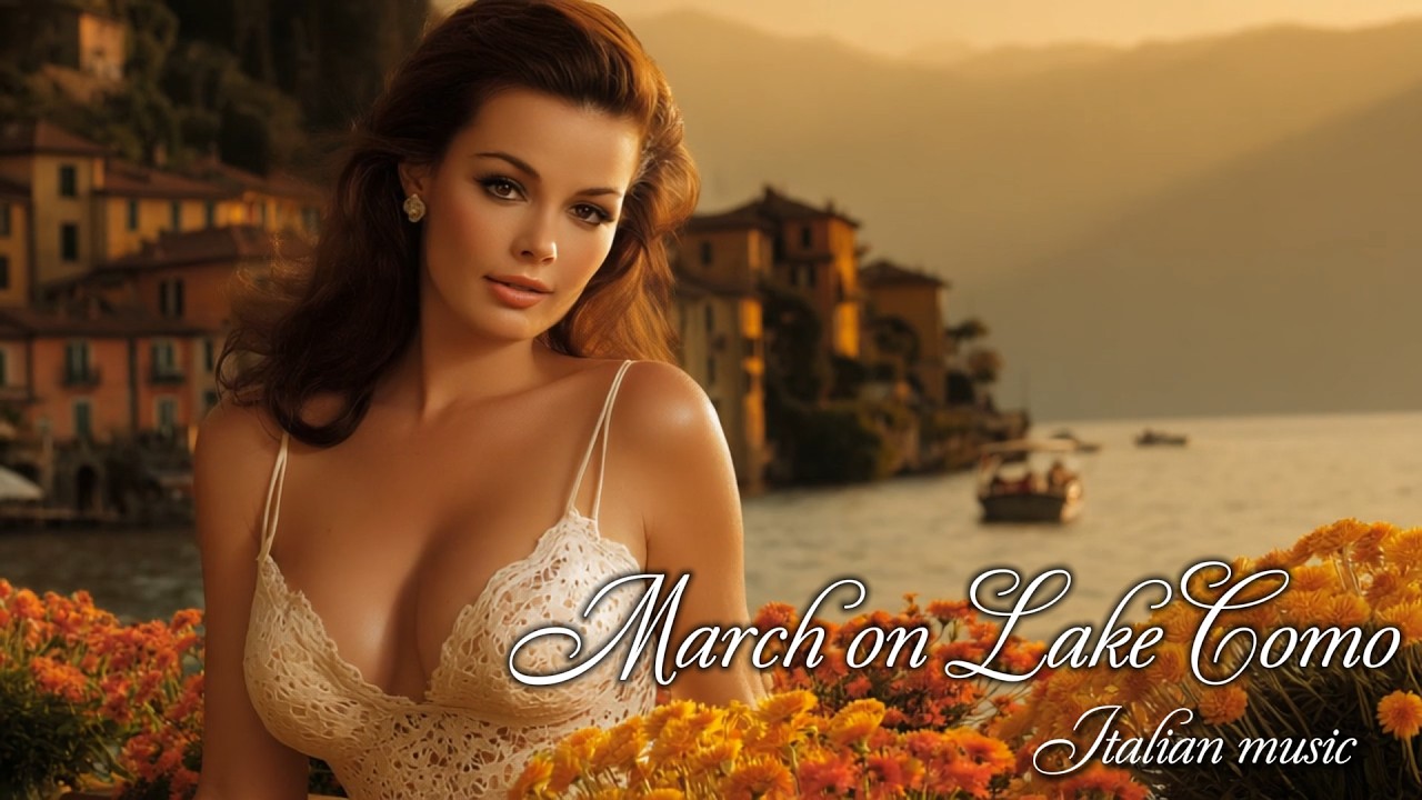 March on Lake Como 🌸 | Vintage Italian Love Songs for a Spring Evening