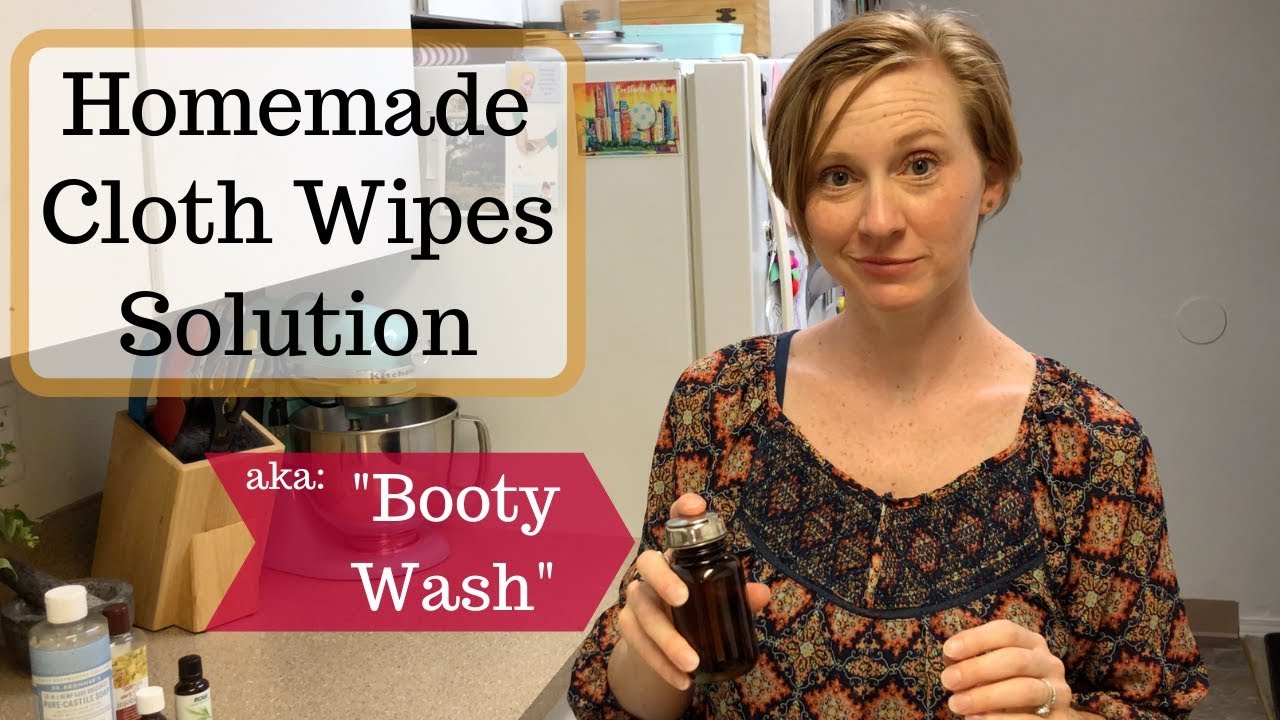 Homemade Cloth Wipes Solution