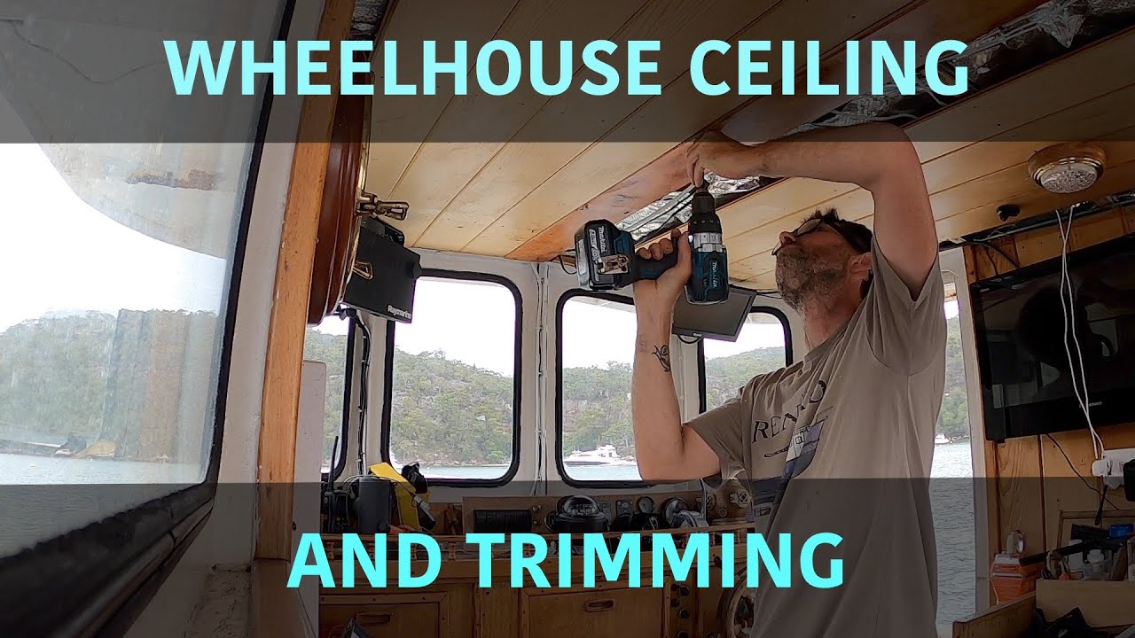 Wheelhouse ceiling and instrument trimming