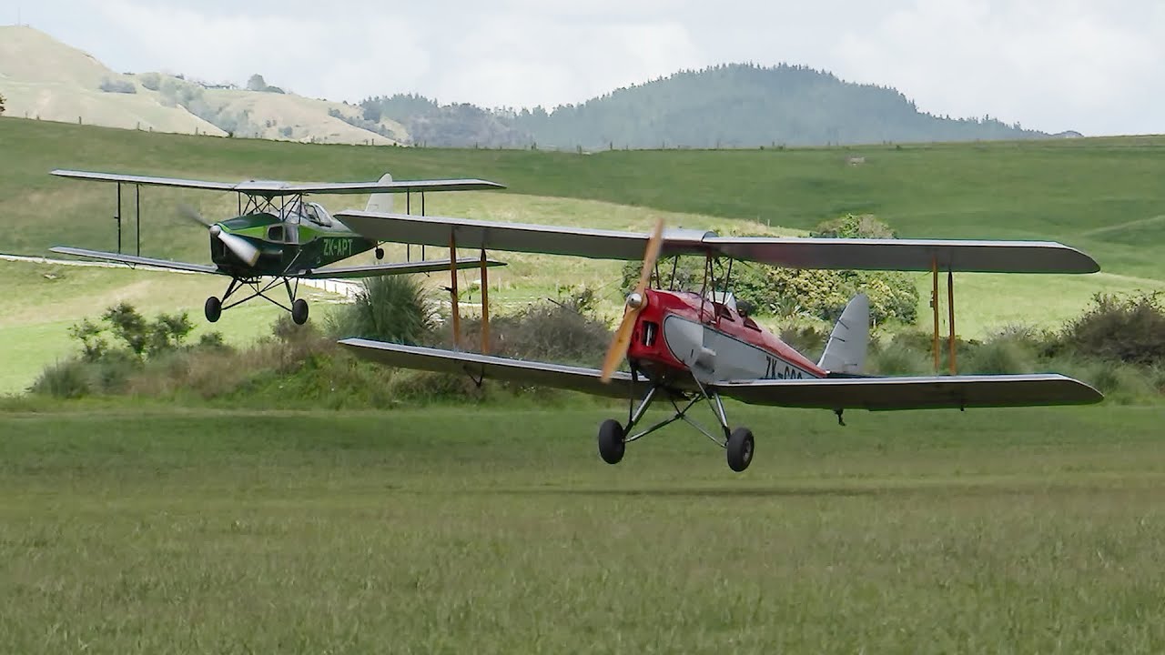 Biplanes at Kaipara Flats