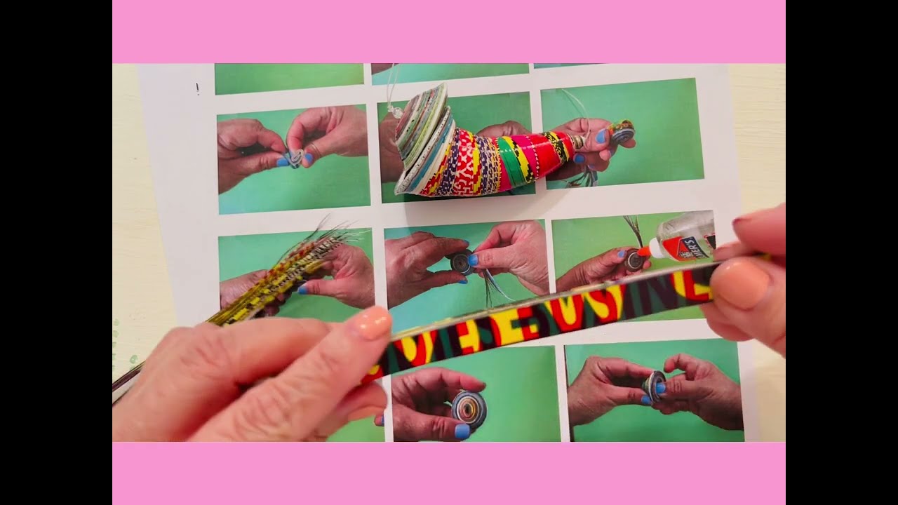 Saucer Bead to Paper Cocoon Tutorial