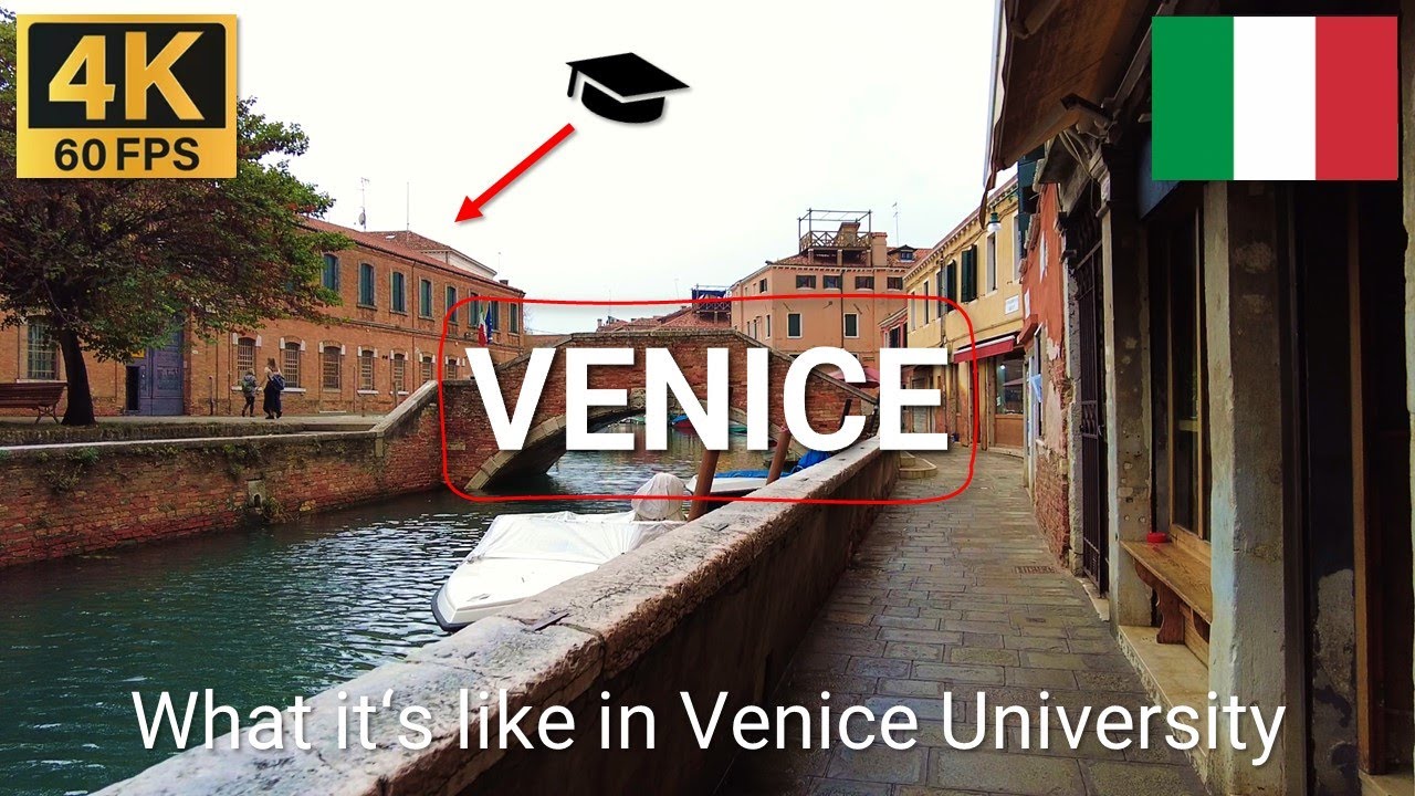 VENICE, Italy  🇮🇹 | 2023 | 4K·60p | Walk around Venice University - Ca' Foscari