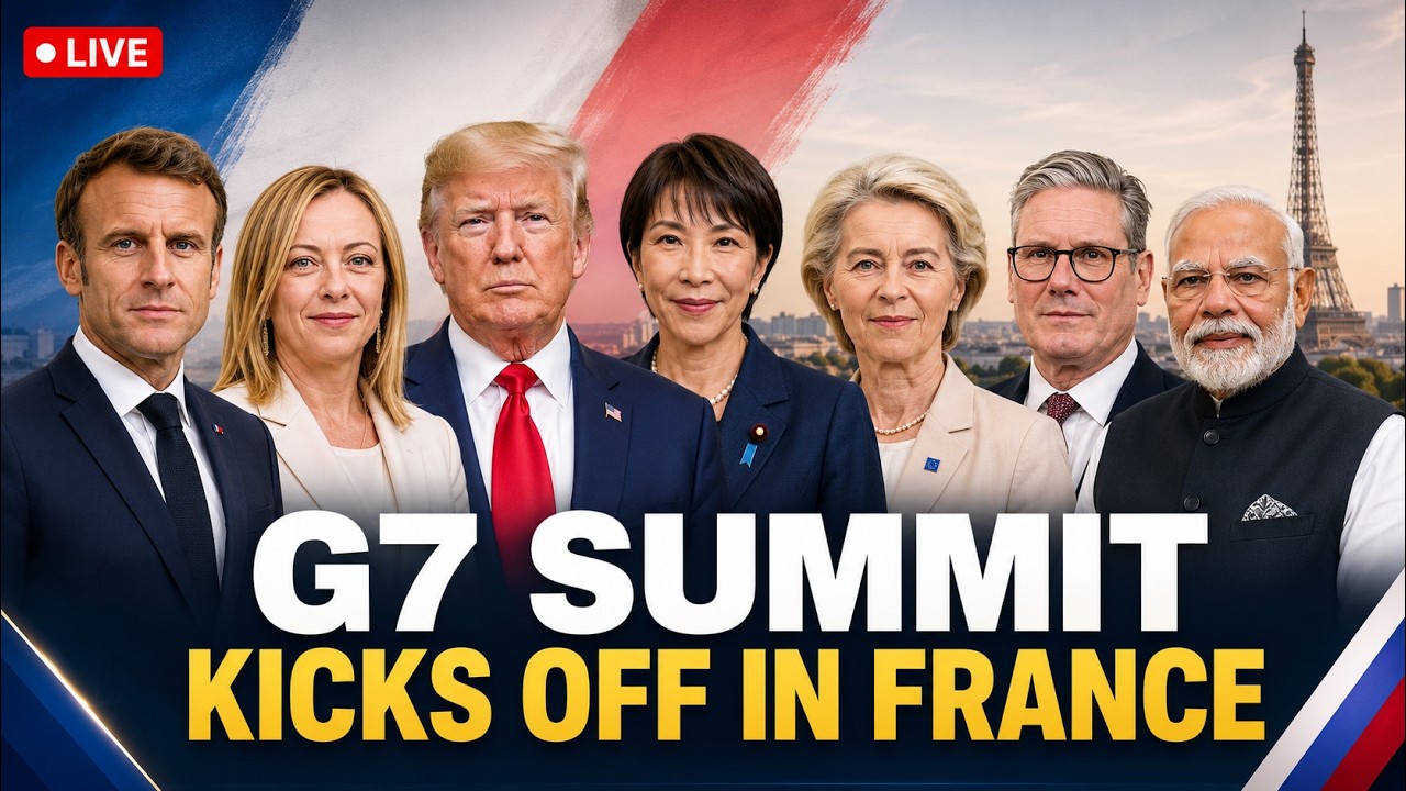 G7 Summit 2026 LIVE: Trump, Macron & World Leaders Meet | Iran Deal, Trade, Economy & Security