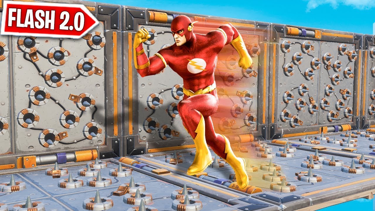 10,000 TRAPÓW VS FLASH PARKOUR! (FORTNITE DEATHRUN)