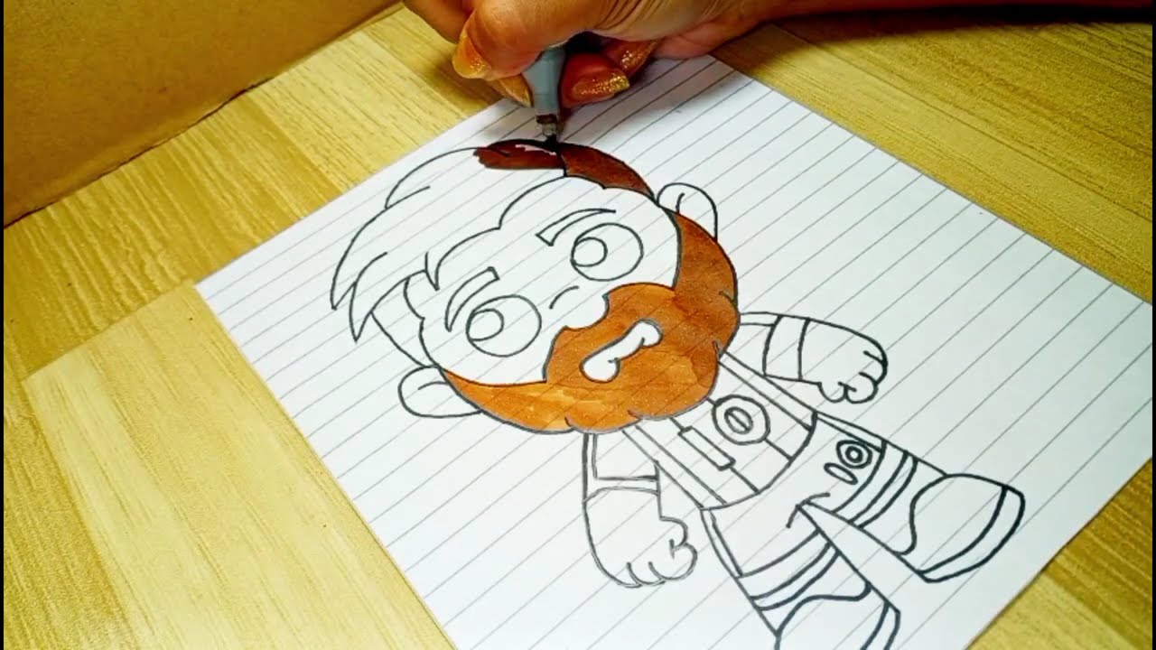 🛑🔥 Como dibujar a 