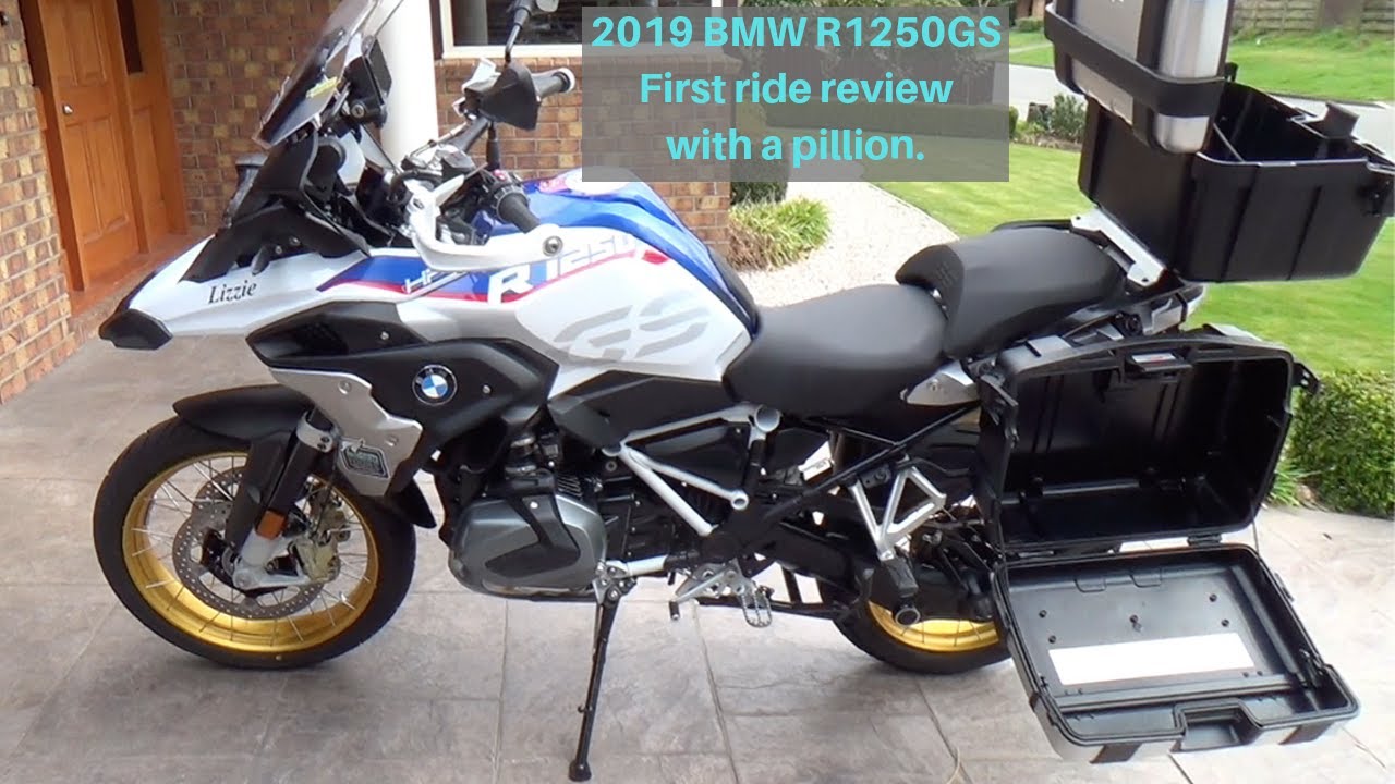Test ride a 2019 BMW1250GS with a pillion.