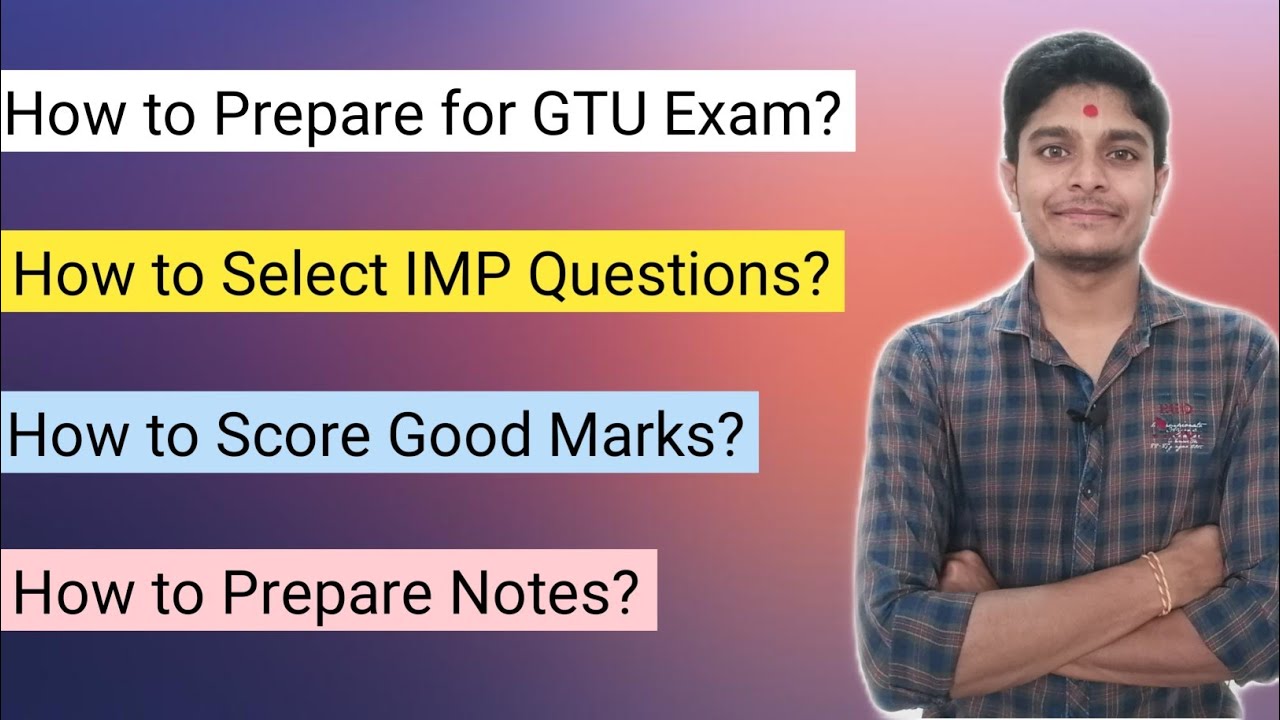 How to Prepare for GTU Exam | How to Score Good Marks in GTU Exam | Amit Pokar