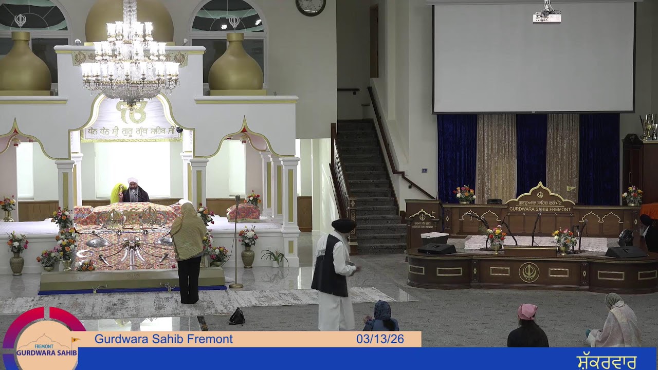 Gurdwara Sahib Fremont Morning Diwan 2026-03-13