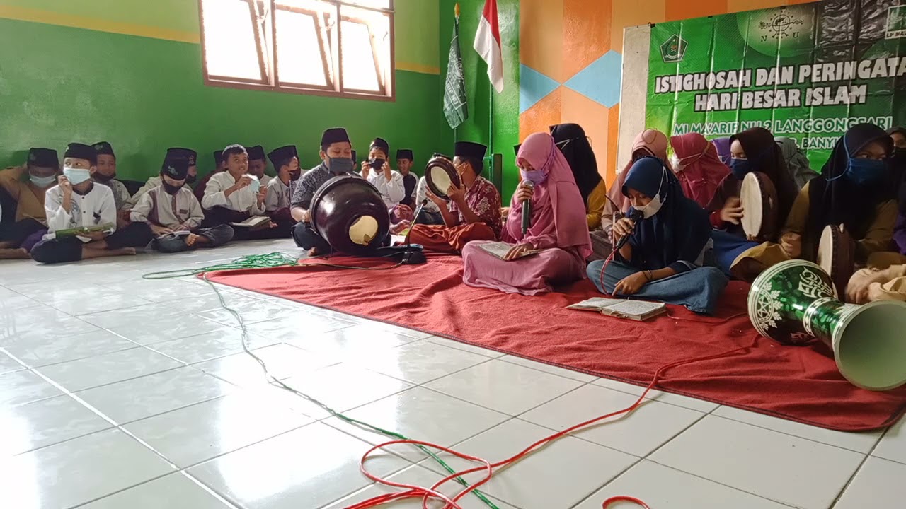 nasabun tahsibul versi man ana @Maulid Nabi Muhammad saw 1443 H MI Ma'arif NU 2 Langgongsari #4