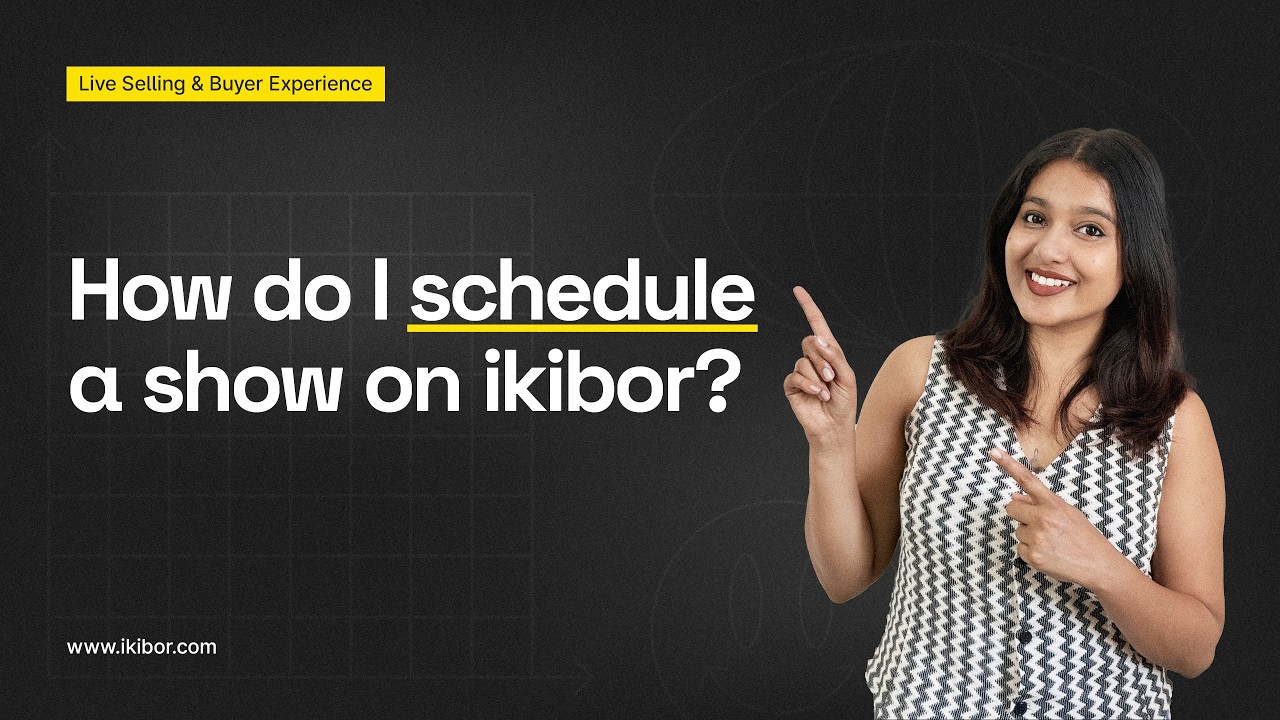 How can u create and schedule a show on ikibor ?