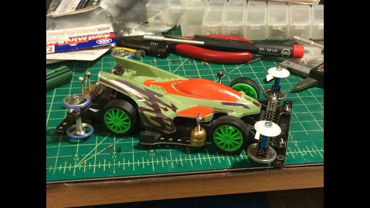 Tamiya Mini 4WD Tutorial MA chassis advanced technical Setup for Newbie Racer