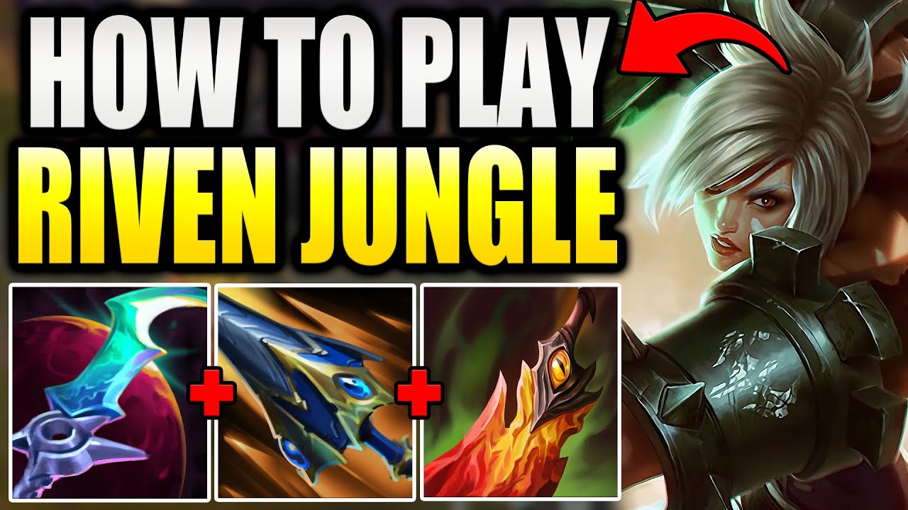 HOW TO PLAY RIVEN JUNGLE IN ORDER TO CARRY YOUR SOLO Q GAMES!