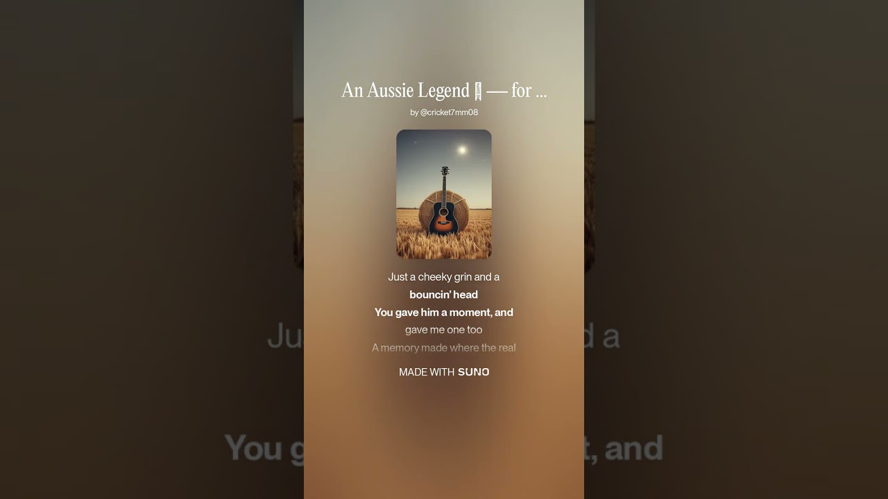 An Aussie Legend 🎵 — for Lee Kernaghan