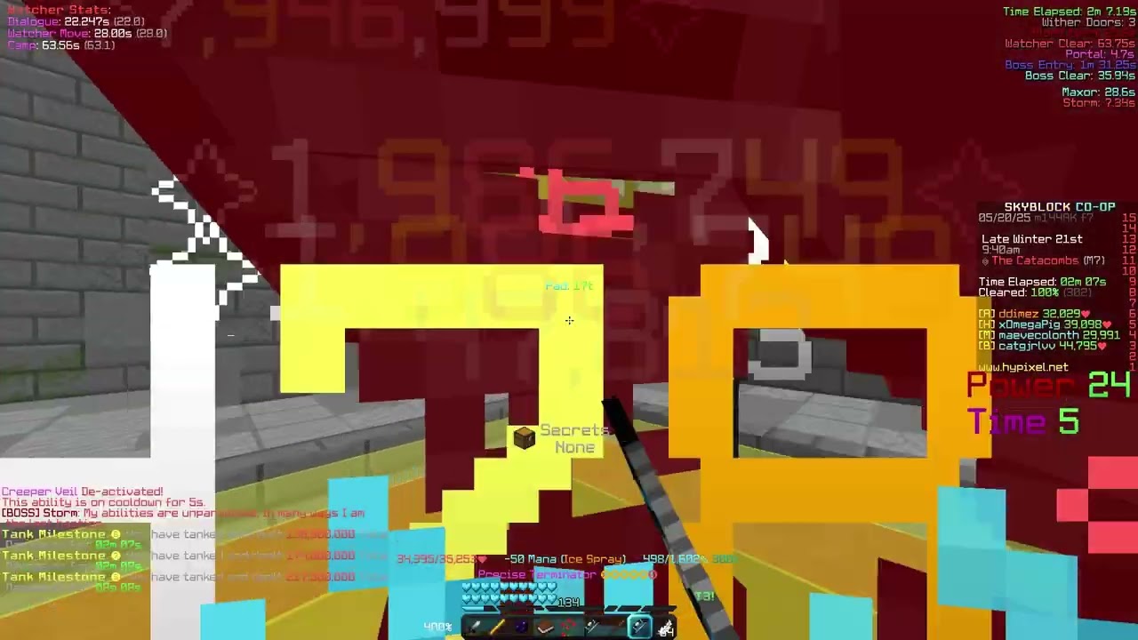 C40 M7 Casual Tank POV | Hypixel Skyblock