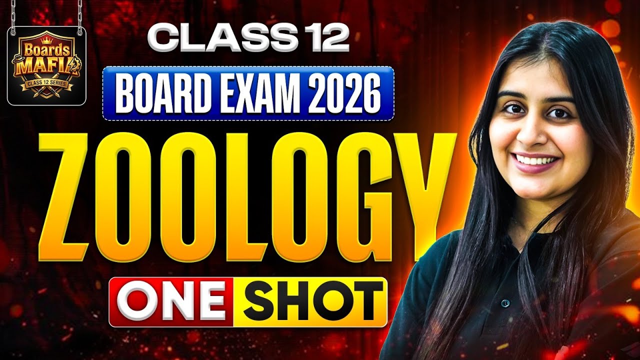 Class 12 Biology - Important Chapters | Board Mafia Series 2026 | Class 12 Zoology Chelsy Ma'am 🔥