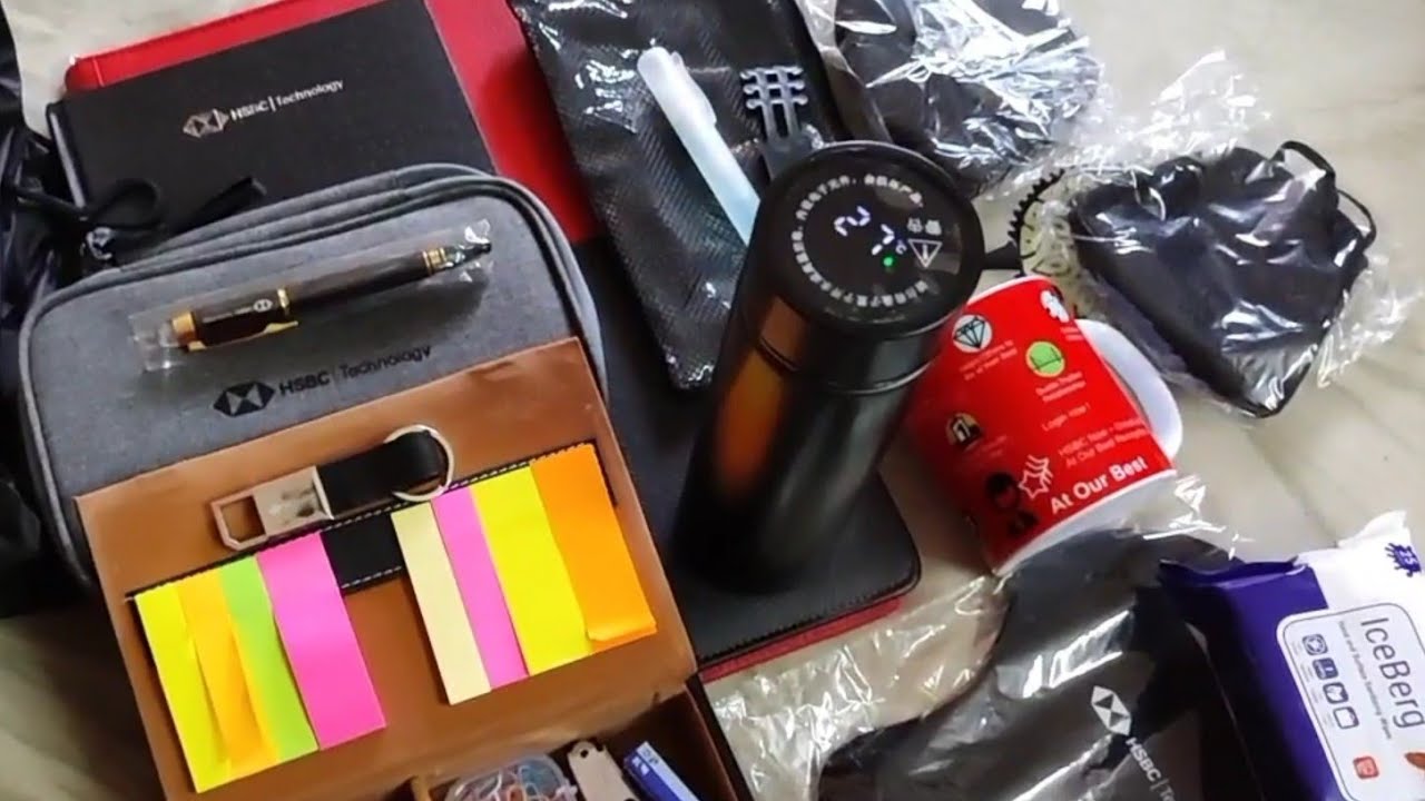 HSBC Welcome kit unboxing worth Rs. 2500