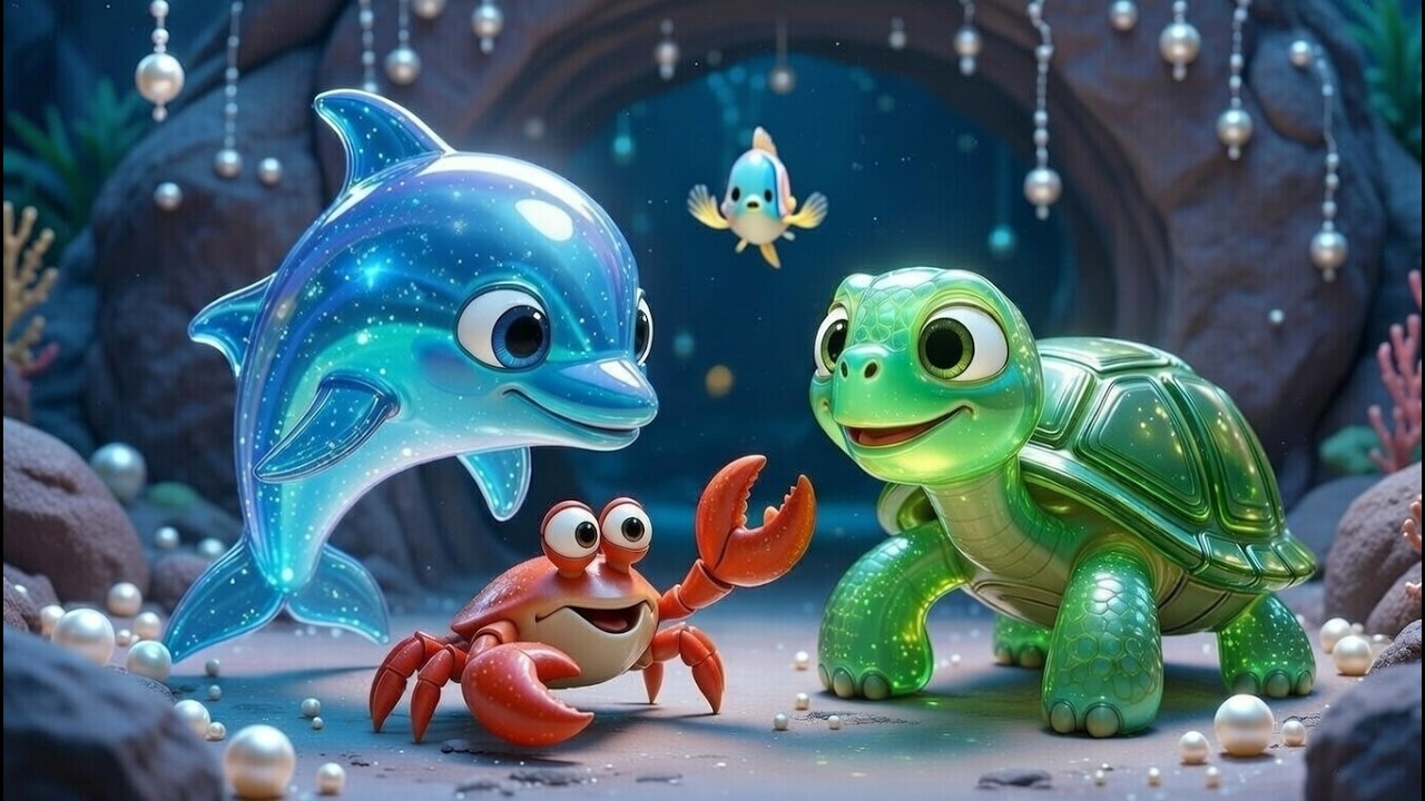 Glass Dolphin’s Underwater Friendship Adventure